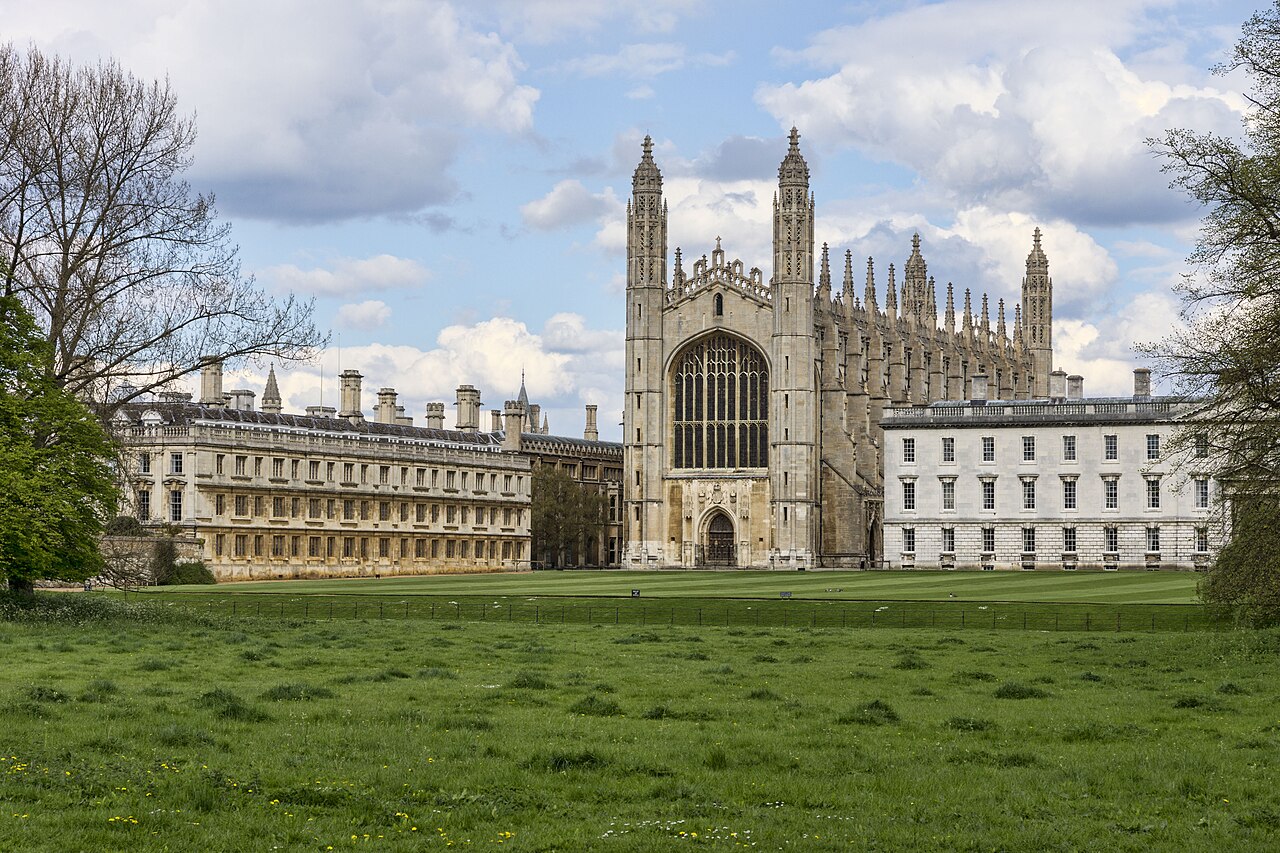 Cambridge, Engeland — een rustig stadsbeeld; geen opname van een misdrijf