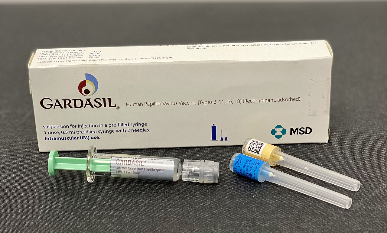 Gardasil-vaccin als illustratief beeld bij HPV-vaccinatie