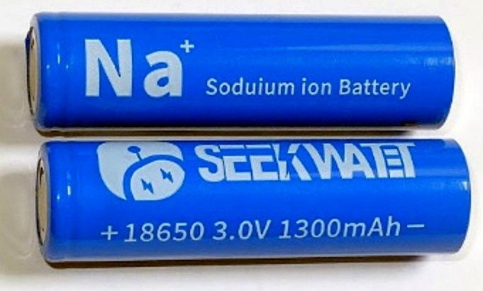 Natriumionbatterij — illustratie van de technologie