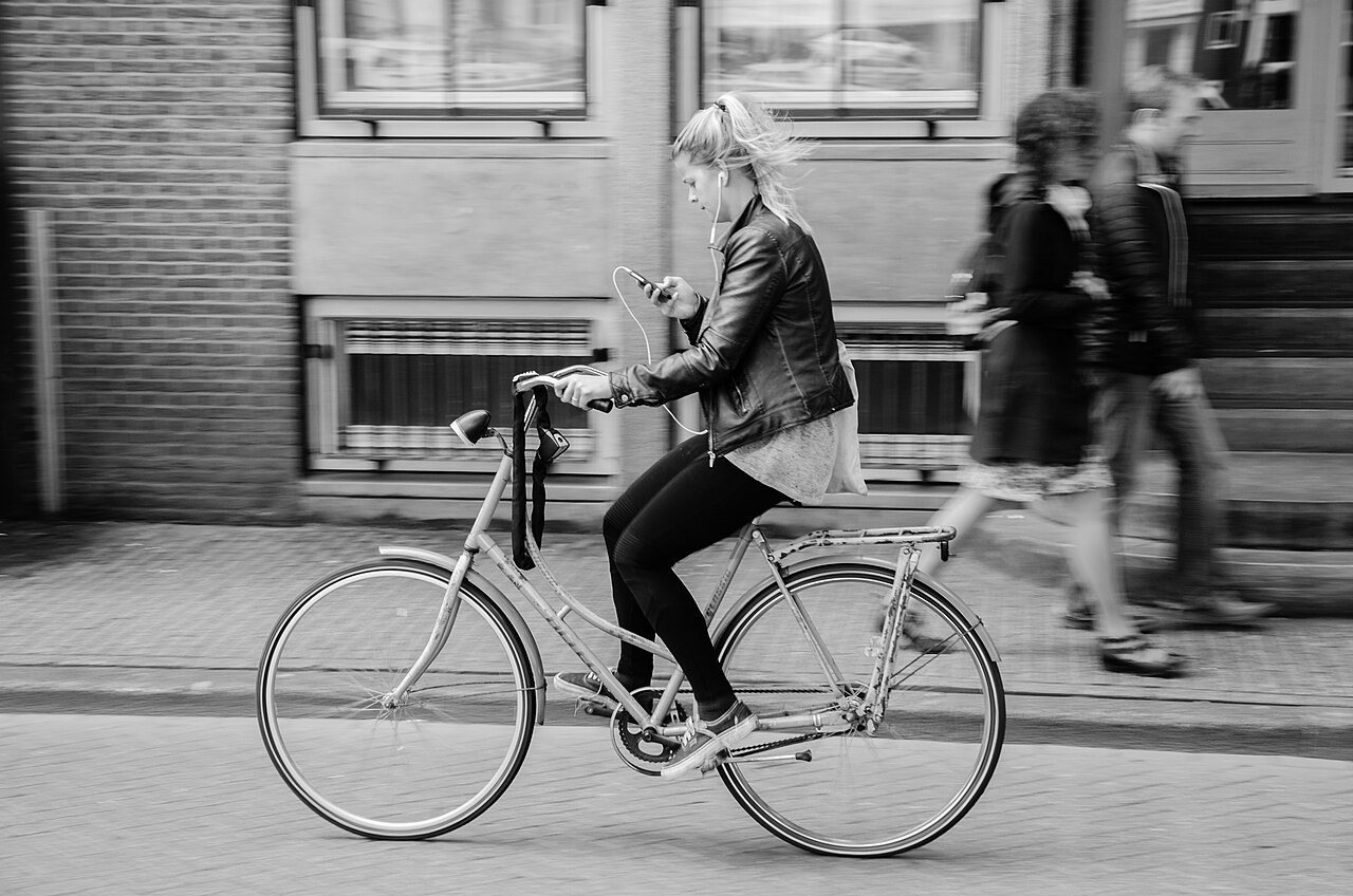 Fietsers als illustratief beeld bij een gezonde leefstijl