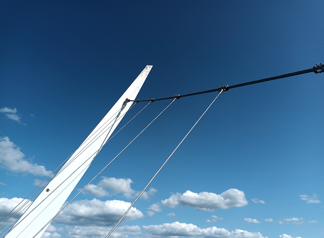 Peace Bridge in Derry · sfeerbeeld
