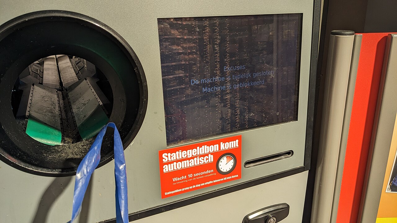 Statiegeldautomaat · sfeerbeeld